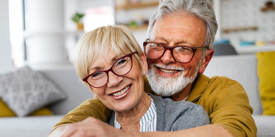 Couple de retraités santé