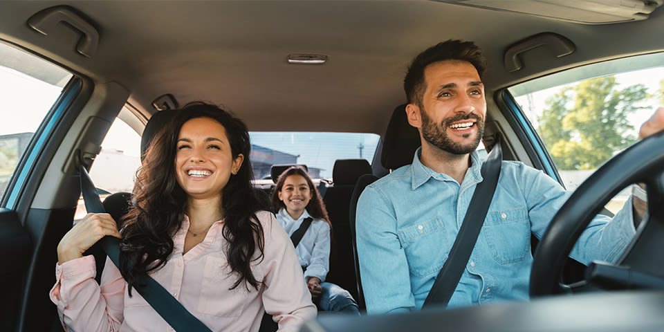 GMA - part - Famille dans une voiture