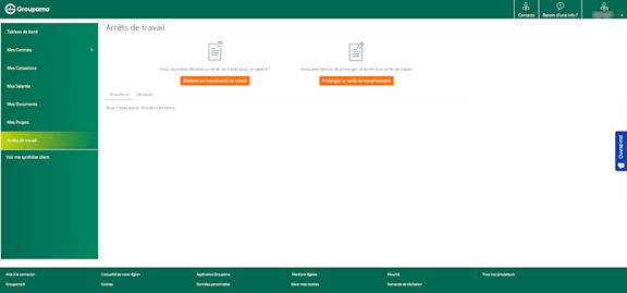 ecli pro - Déclarer un arrêt de travail