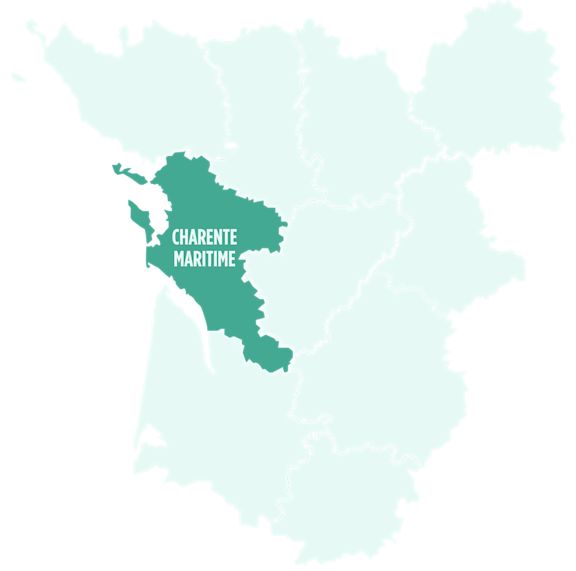 GCA - GDMR - Carte Charente-Maritime