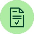Picto - pastille verte - contrat 2