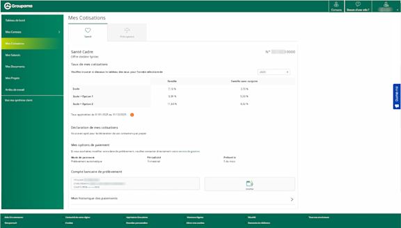 ecli pro - contrat cotisation