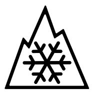 Symbole logo alpin 3PMSF pour les pneus hiver