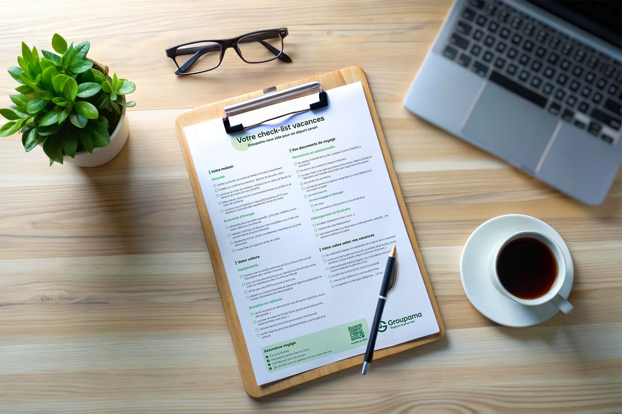 Check-list pour un départ en vacances serein