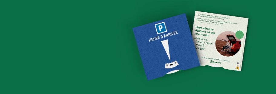 Bannière - Disque de stationnement - Kit gratuit à télécharger